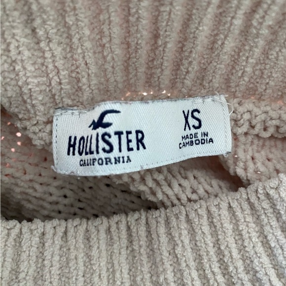 Hollister Mock Neck Cropped Pullover Sweater Size XS - Picture 4 of 7